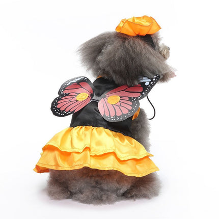 S Size Smoky Quartz Pet Costume, Fancy Dress for Halloween & Christmas, Lightweight for 2-3 kg Dogs and Cats