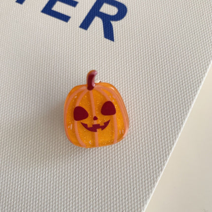 Halloween & Christmas Acrylic Pumpkin Hair Clips