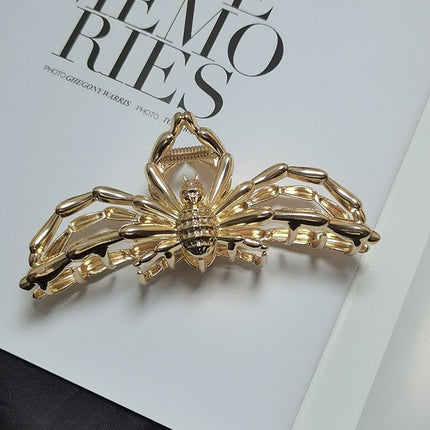 Halloween & Christmas Golden Spider Alloy Hair Claw