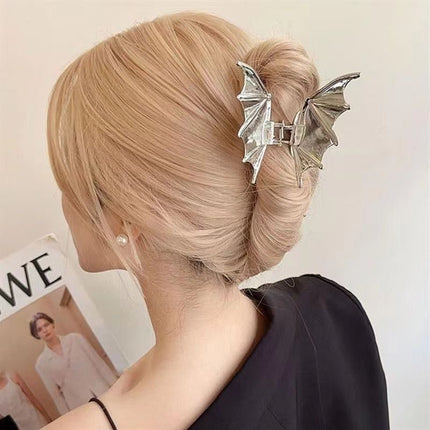 Halloween & Christmas Gun Black Spider with Pearl Hair Claw