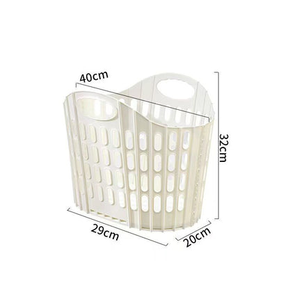 Small Hollow-Out Foldable Laundry Hamper