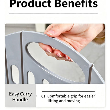 Small Hollow-Out Foldable Laundry Hamper