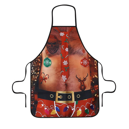 Funny Black Men‑style Party Apron, Waterproof Kitchen Apron