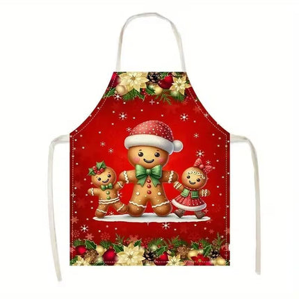 Winter Christmas & Halloween Apron, 75x65 Cm Flannel