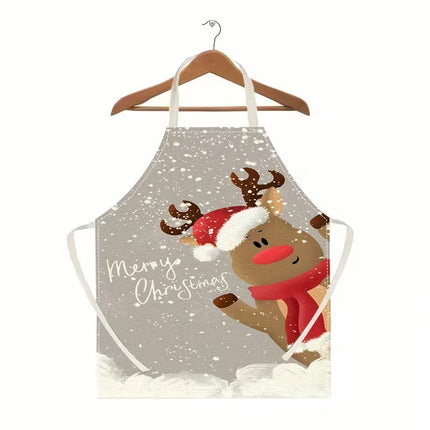 Starry Christmas & Halloween Apron, 56x45 Cm Flannel