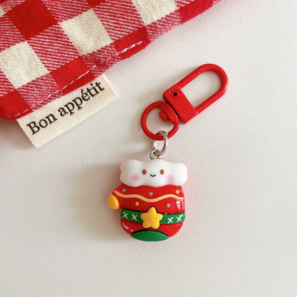 Resin Christmas Glove Bag Charm, Adorable Backpack Pendant
