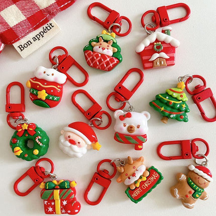 Resin Christmas Glove Bag Charm, Adorable Backpack Pendant