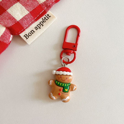 Gingerbread Man Resin Bag Pendant, Lovely Backpack Decor Charm