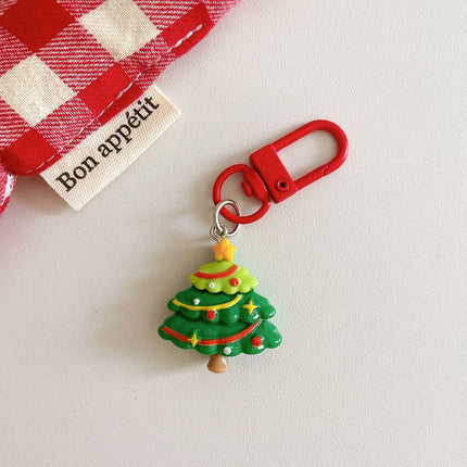 Christmas Tree Resin Bag Pendant, Stylish Backpack Decor Charm