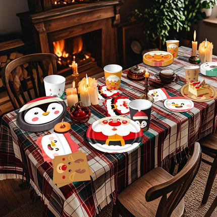 7 Inch Disposable Paper Plates 10 PCS