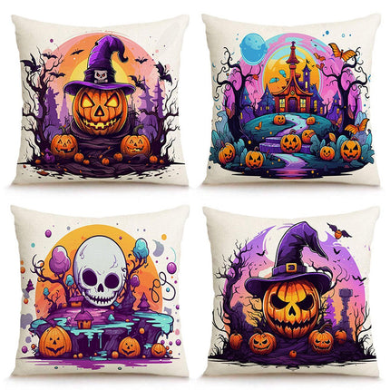 4PC Indoor Festival Decor Pillow Covers