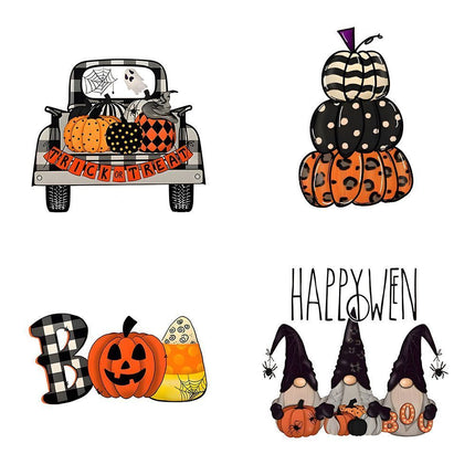 4PC Home Festival Decoration Pillow Cover for Christmas & Halloween