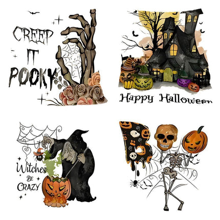 4PC Multi‑holiday Decor Pillow Cover for Halloween & Christmas
