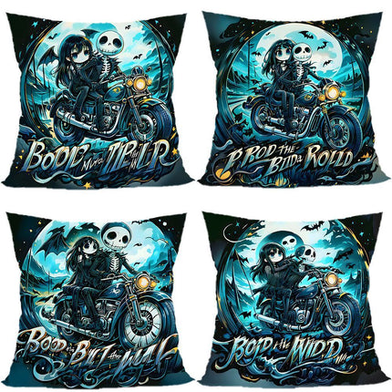 4PC Indoor Festival Pillow Cover for Halloween & Christmas