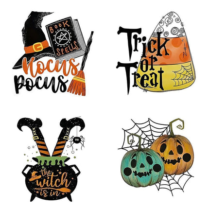 4PC Holiday Decor Pillow Cover for Halloween & Christmas, Style‑84