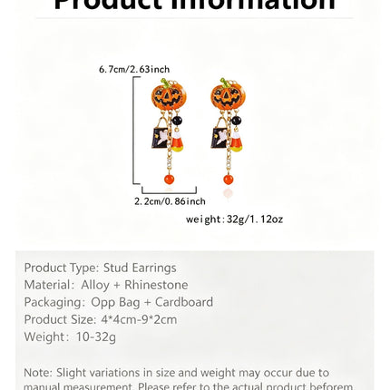 Halloween & Christmas Party Ear Jewelry for Ladies
