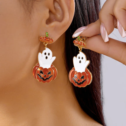 Halloween & Christmas Themed Gothic Drop Earrings for Women