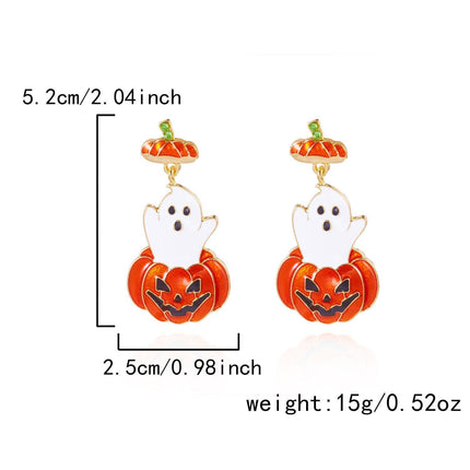 Halloween & Christmas Themed Gothic Drop Earrings for Women