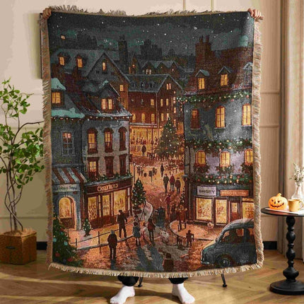 Festive Ambience Throw Blanket