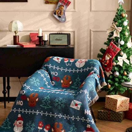 Decorative Tapestry Throw Blanket for Christmas & Halloween