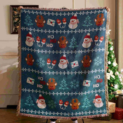 Christmas & Halloween Ambience Decor Throw Cover