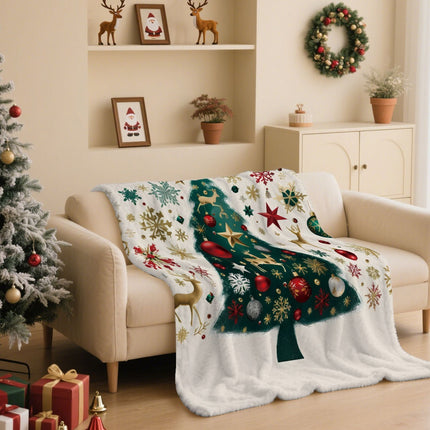 Christmas & Halloween Flannel Air‑conditioning Blanket