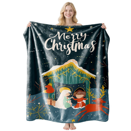 Daily‑use Flannel Air‑conditioning Throw Blanket