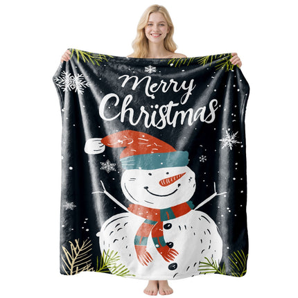 Warm Versatile Flannel Air‑conditioning Blanket, Home Lounge Throw