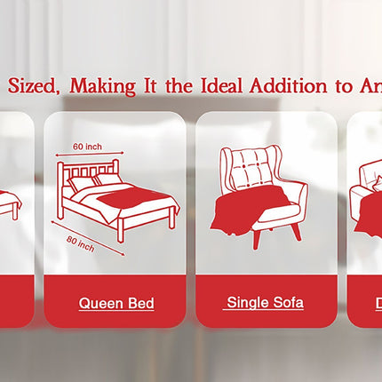 Soft‑touch Home Flannel Blanket