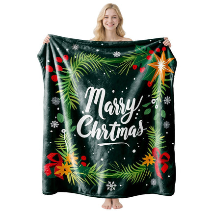 Warm Adaptable Home Flannel Throw Blanket, Lounge Cover