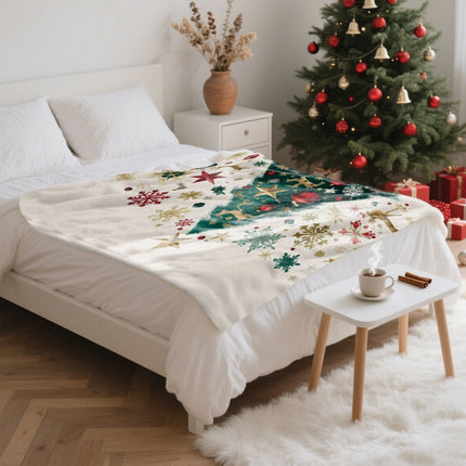 Multi‑occasion Warm Flannel Air‑condition Throw, Household Rest Blanket, Practical Present For Christmas & Halloween Holiday‑themed Gathering Events, Style FLR‑217, Size XL, 150x200cm