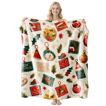 Warm Adaptive Multi‑function Flannel Throw Blanket