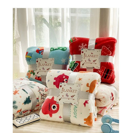 Soft‑handfeel Flannel Throw Blanket