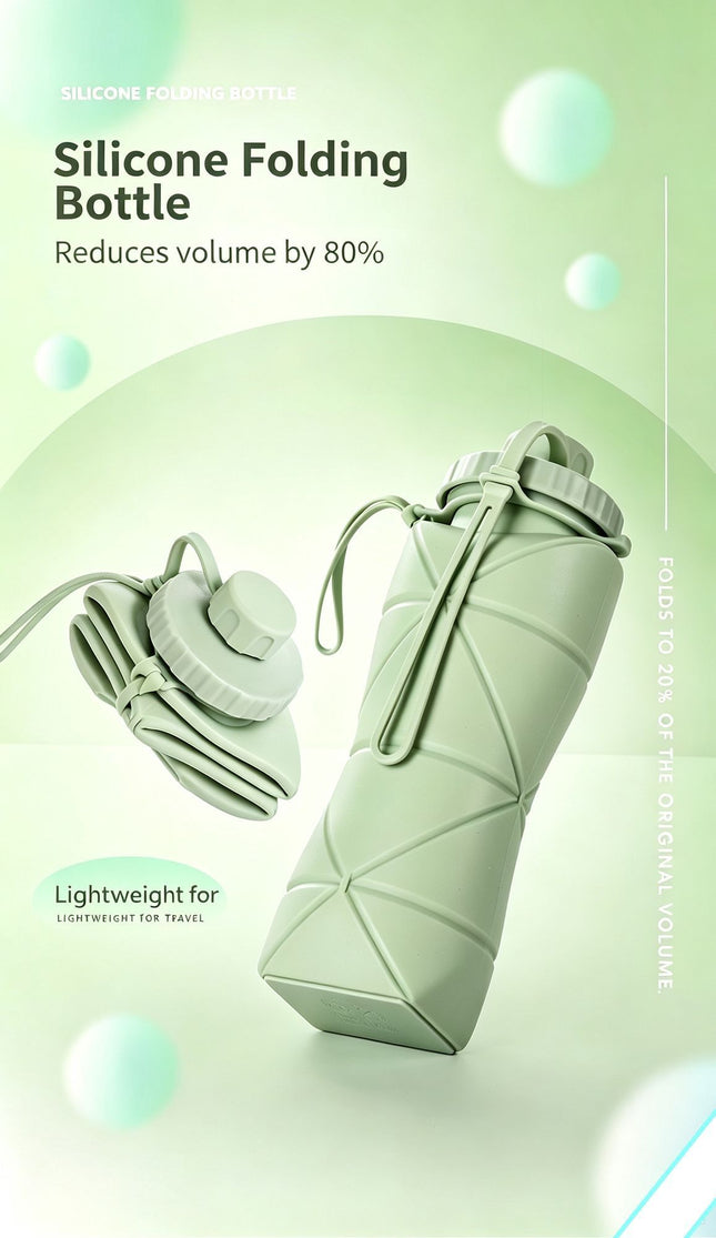 Safe Food-Grade Collapsible Silicone Travel Mug