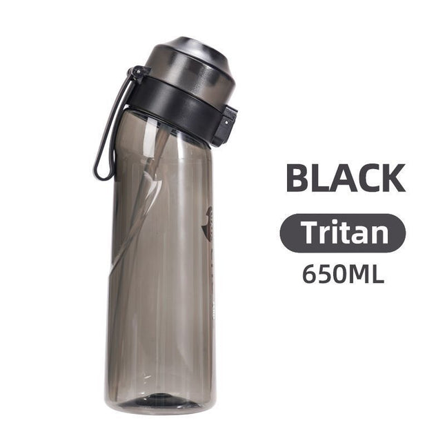 0 Sugar 0 Calorie Scented Water Bottle Transparent black