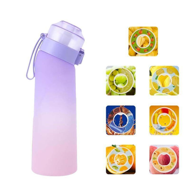 0 Sugar 0 Calorie Scented Water Bottle Gradient purple pink