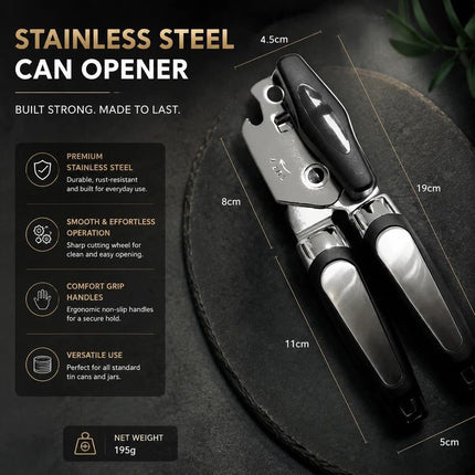 Upgraded Labor Saving Can & Bottle Opener Stainless Steel Household