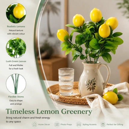 Large Herb Lemon Leaf Single Stem A Artificial Table Bouquet
