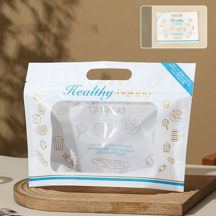 100 Pack Blue & White, Large 26.5×32+11cm