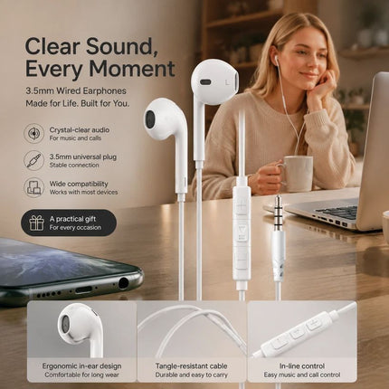 Colorful 3.5mm Wired (Ear Earphones)