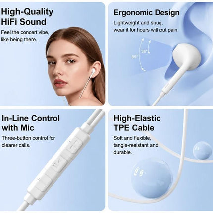 Colorful 3.5mm Wired (Ear Earphones)