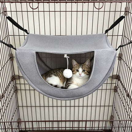 Cat Cage Hammock - Grey 47×38×28cm