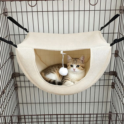 Cat Cage Hammock - Cream Yellow 35×27×20cm