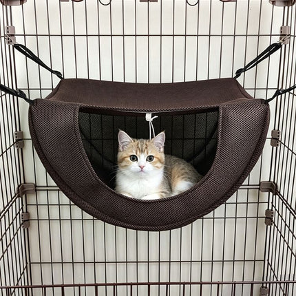 Cat Cage Hammock - Coffee 35×27×20cm