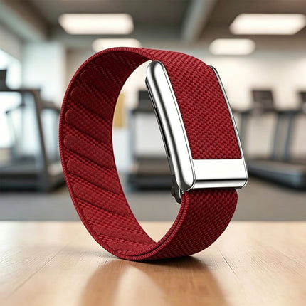 Nylon Sport Watch Strap (Wine Red)
