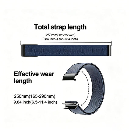 Nylon Sport Watch Strap - Amber Pink with Gold Buckle