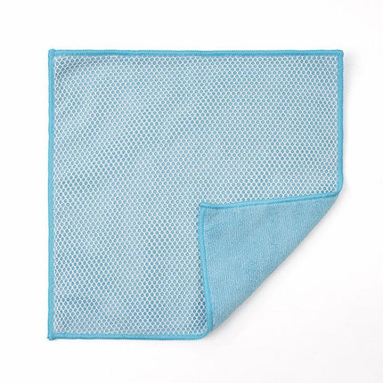 10 Pack Kitchen Cleaning Cloth,Blue,30×30cm