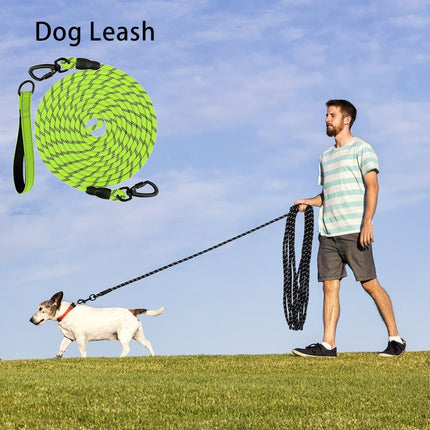 Dog Retractable Leash - Green, 1.0×15m