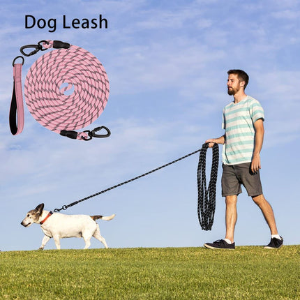 Dog Retractable Leash - Light Pink, 1.0×15m