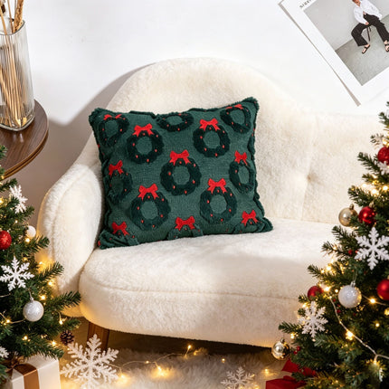 Set of 2 Christmas Cushion Covers (Pillow filling not included)-Style 8